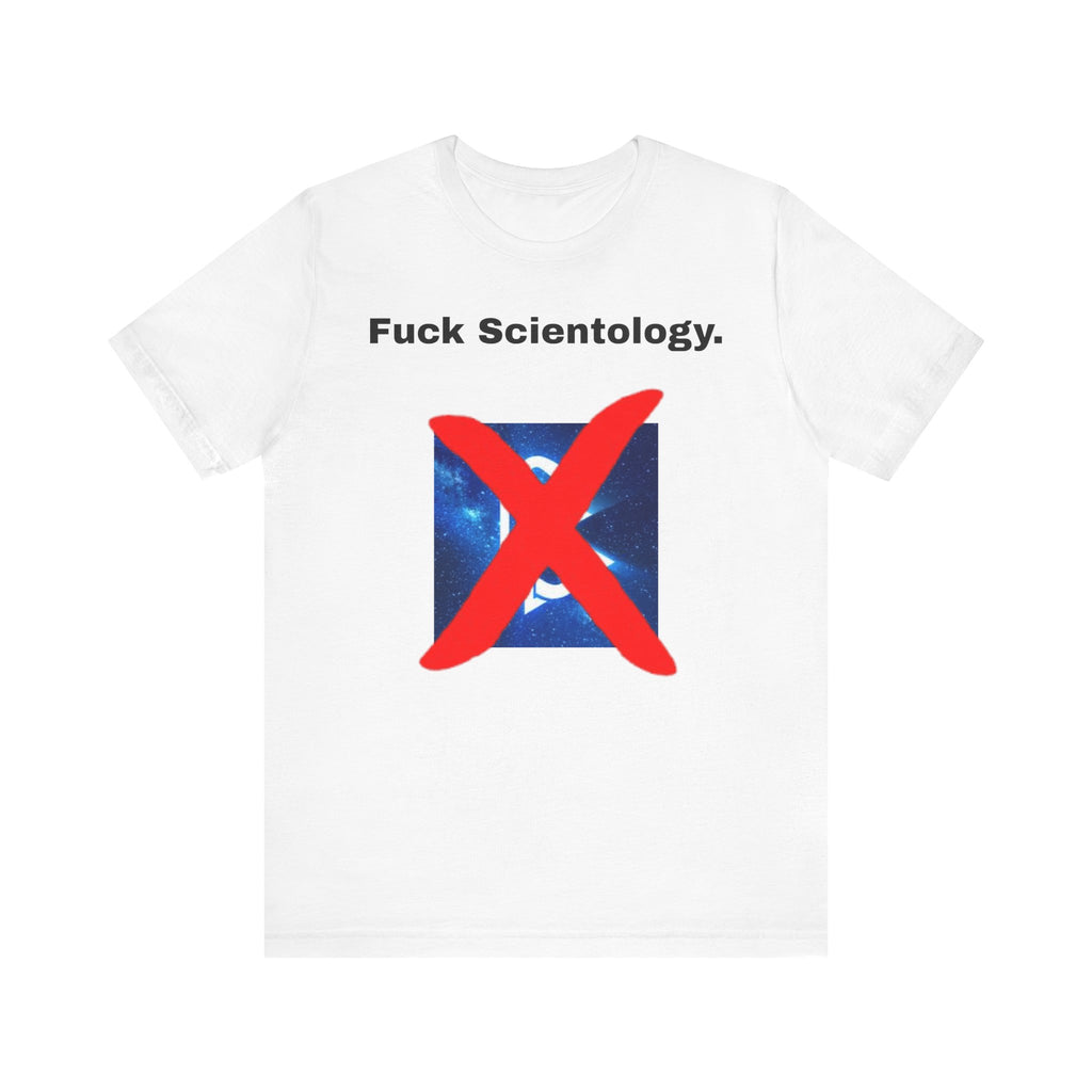 Anti-Scientology Tee — "Fuck Scientology" Graphic Shirt