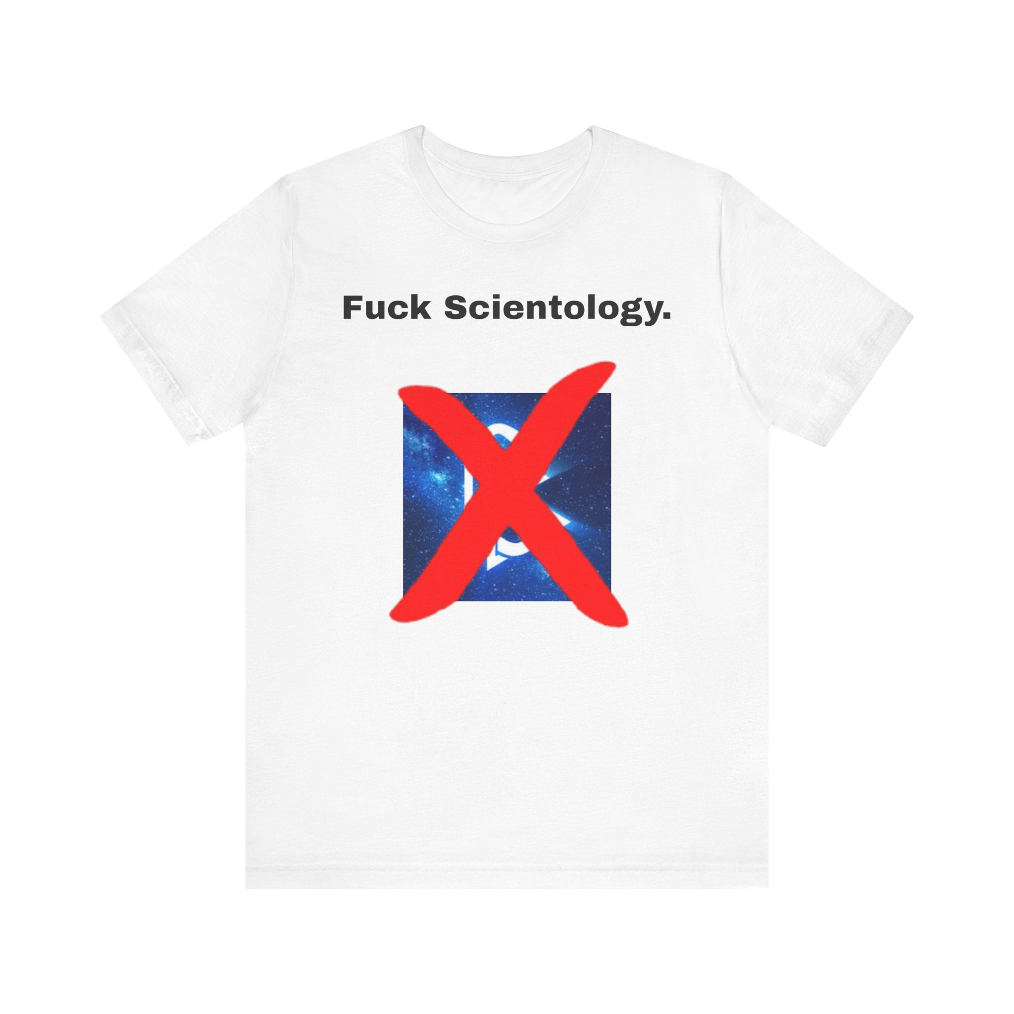 Anti-Scientology Tee — "Fuck Scientology" Graphic Shirt