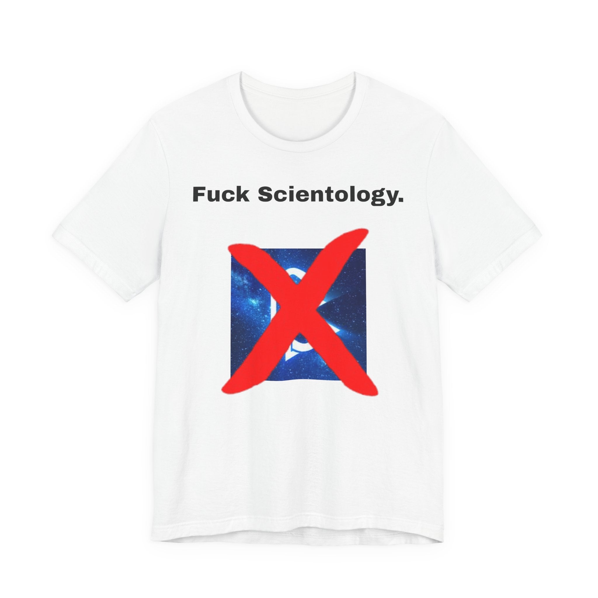 Anti-Scientology Tee — "Fuck Scientology" Graphic Shirt